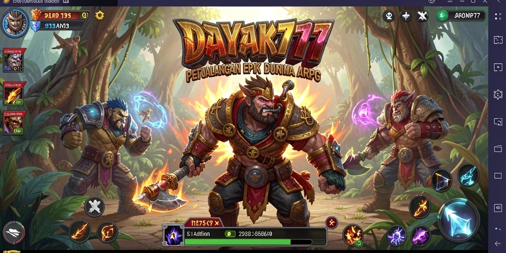 Tangkapan layar utama <strong>DAYAK777</strong> yang menunjukkan aksi pertarungan seru.