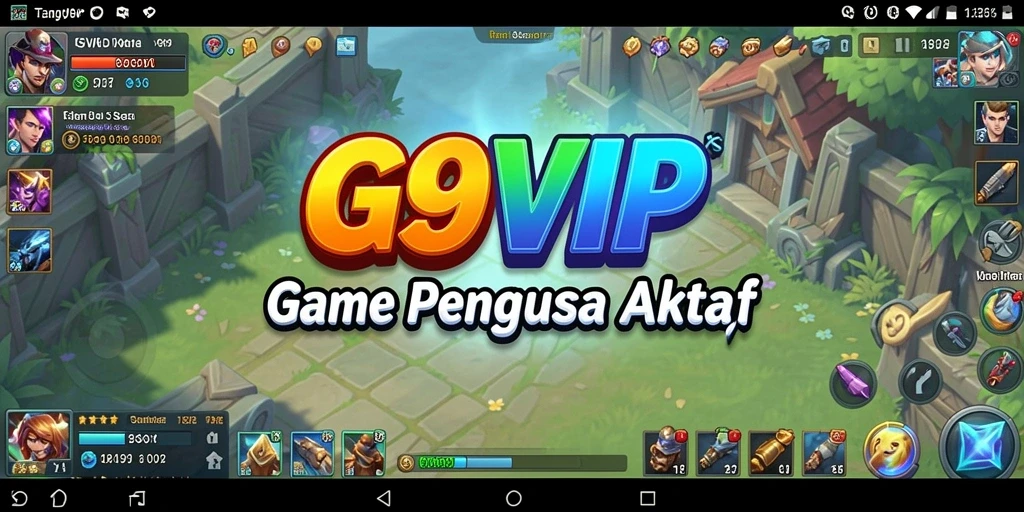 Screenshot G9VIP menunjukkan gameplay yang menarik dan sistem Idle yang efektif.