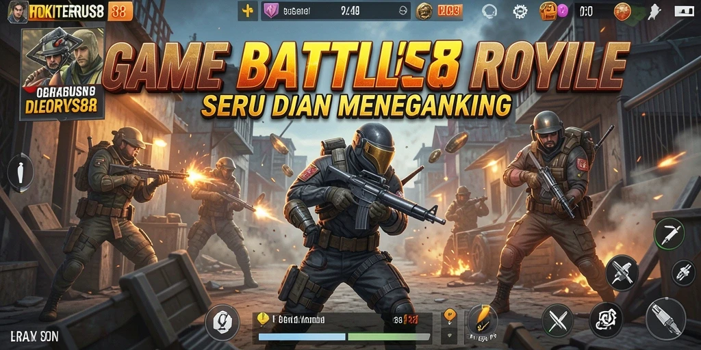 Screenshot gameplay HOKITERUS88 yang menampilkan aksi seru di medan perang.