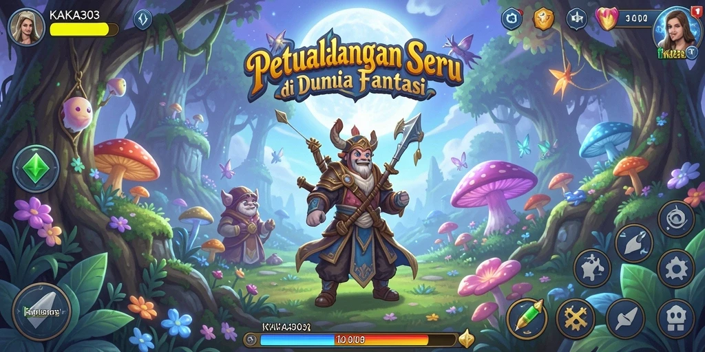 Tampilan gameplay KAKA303 yang menegangkan dan penuh aksi.