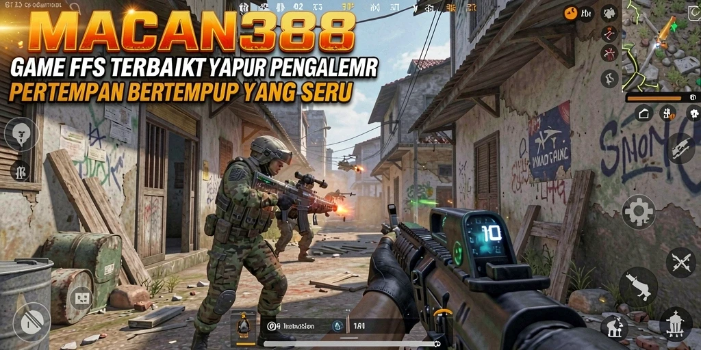 Tampilan gameplay menembak seru di <strong>MACAN388</strong>.