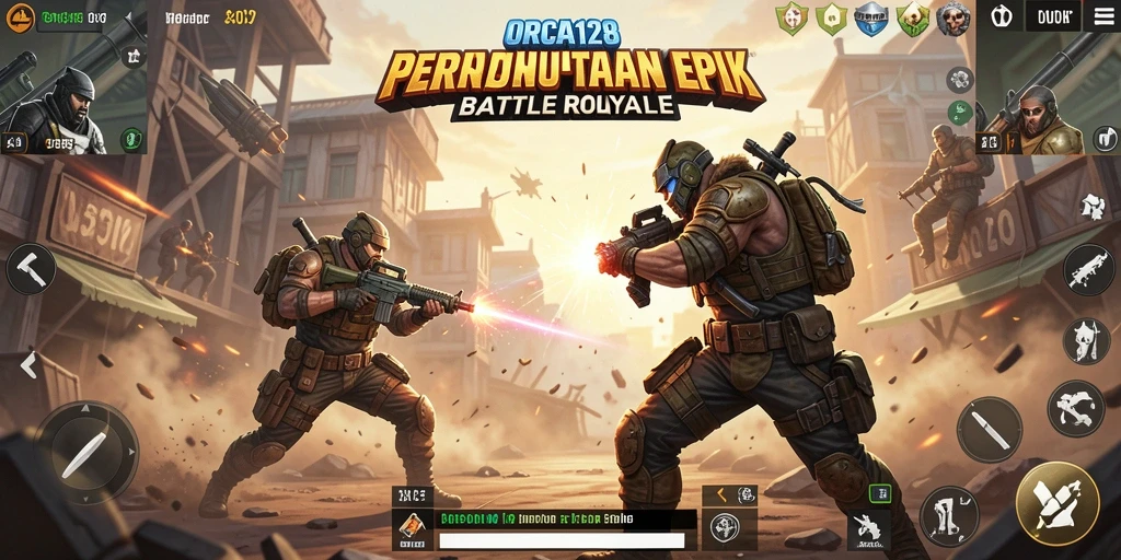 Gameplay seru dalam pertarungan Battle Royale