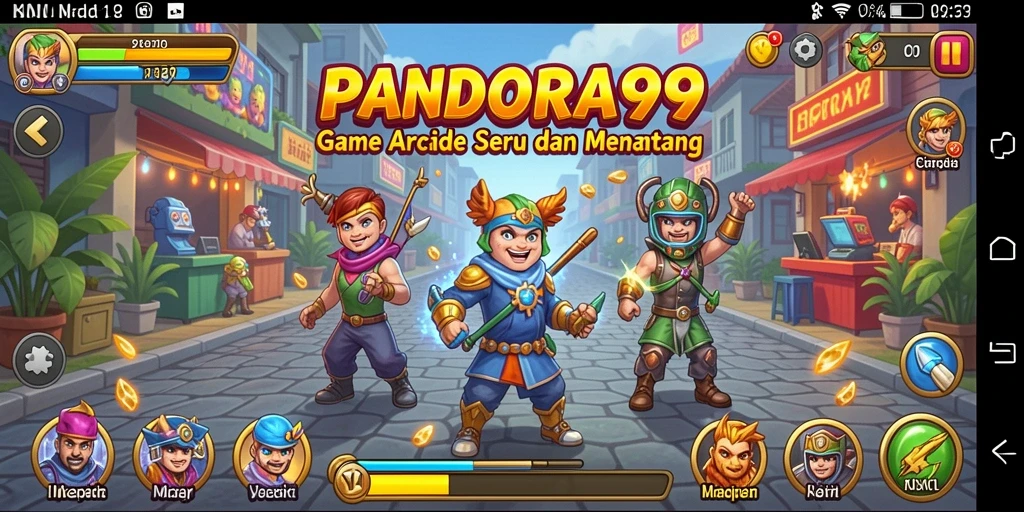 Screeshot PANDORA99 menampilkan aksi permainan yang seru.