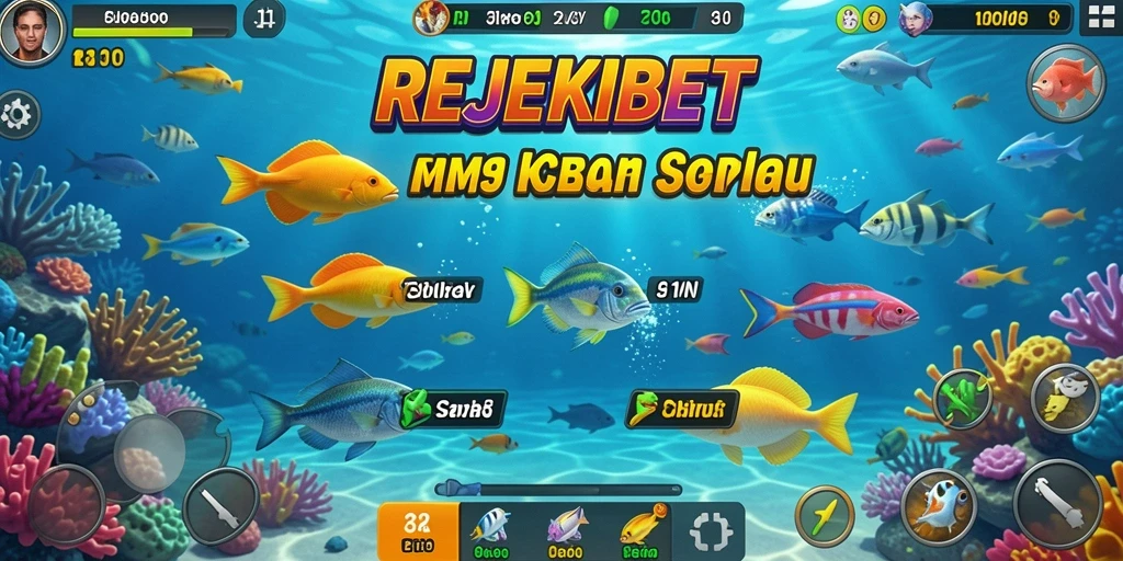 Tampilan gameplay <strong>REJEKIBET</strong> yang seru dan penuh aksi Tembak Ikan.